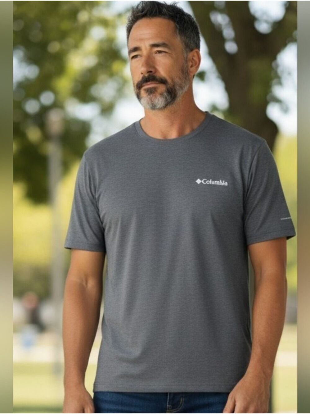 Columbia Men's Gray Short Sleeve Performance Tee XL #T9